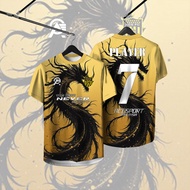 Youth No. 7 Jersey ACEFC Jersey Jersey 3D Printing Chinese Dragon Lion, Slim Breathable Cool Hot T-s