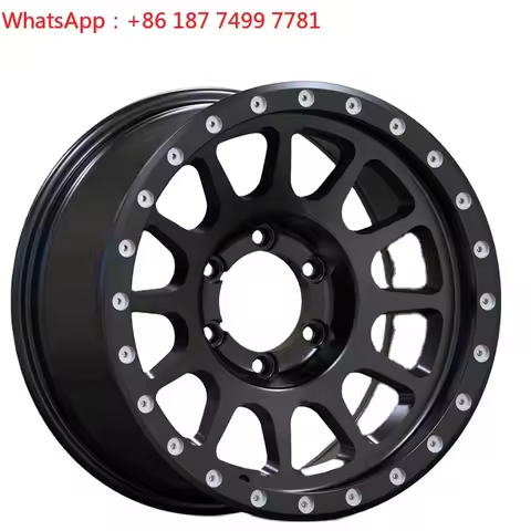 New 17 Inch Black Forged Alloy Wheels 5x139.7 6x127~150 6x135~150 Offroad Car 4x4 Rims with 6 5 Hole