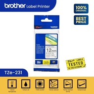 Brother Label Tape TZE-231 12MM Black On White TZe231