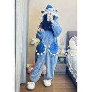 New store opening 50% discount for only three daysThick Fleece Coral Pajamas Winter Women Cute Shark