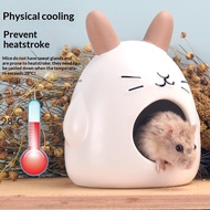 Rumah kerang hamster, tempat persembunyian hamster kerdil, rumah tidur musim panas, rumah penyejuk u