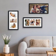 1pc/3pcs/Set 8x16 Collage Picture Frame With Three Openings For Displaying 4x6 Pictures, 4x6 Picture