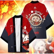 Baju Haori Baju Cosplay Kimono Game Genshin Impact Kaedahara Kazuha