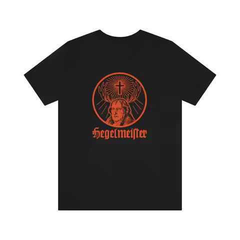 Master Hegel Drinking Philosophy T shirt vintage Washed fashion Stylish Versatile Breathable Top For
