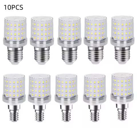 E27 E14 10pcs/lots LED Corn Lamp 12W16W 220V 110V Strong Light 3000K 4000K 6000K Lamp Holder Home Em