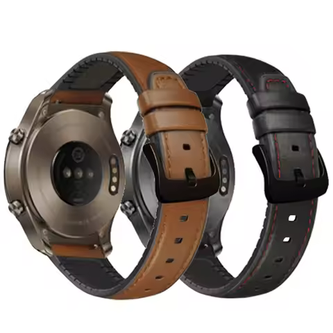 22mm Silicon Leather Strap For Huawei Watch GT 4 2 3 GT2 Pro Watch Straps Bracelet Honor Magic 1 2 4