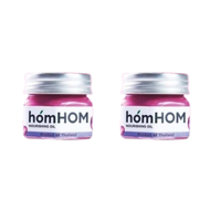 HomHOM บาล์มหอมแดง [2 กระปุก] / HomHOM shallot nose pad หอมหอม สติ๊กเกอร์หอมแดงไทย [2 กล่อง]