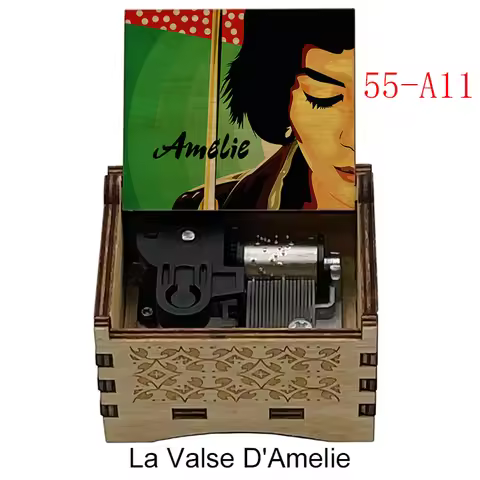 France Amelie music theme La Valse D'Amelie Music Box Hand Musical Box movie fans new year Christmas