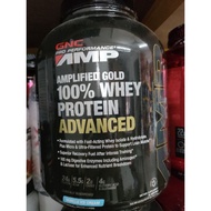 GNC Amplified Gold 100% Whey Protein Advanced 4.9lbs