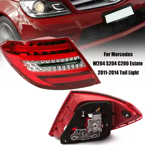 LED Outer Rear Tail Light Brake Lamp For Mercedes W204 S204 C200 Estate 2011-2014