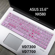 Keyboard Cover ASUS NX580 VD7300 VD7700 15.6'' Laptop Protector Dustproof Durable Protective Laptop Keyboard Film Skin a