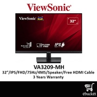 VIEWSONIC VA3209-MH LED FHD QHD IPS PANEL GAMING LCD MONITOR Computer Monitor