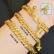 New Gold-plated 24K Gold Titanium 24K Fullpatri Centipede Bracelet