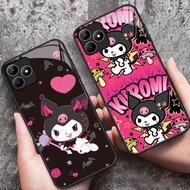 DK-72 Kuromi HD Glass Casing hp Realme 7i C67 C31 C55 C53 C33 C35 C17 GT 6 Narzo N53 50A Prime
