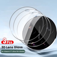 3Pcs 3D Clear Tempered Glass Camera Lens Protector Rear Lens Film for 17 Ultra 5G