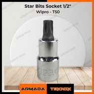 Wipro L-Socket Wrench / Star Bit Socket 1/2" T50 X 55 mm
