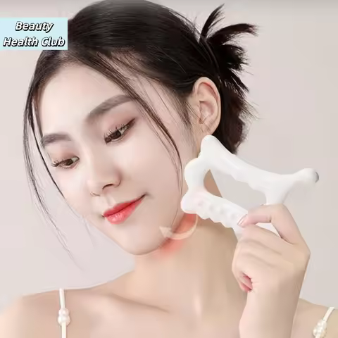 【Ergonomic Versatile Handheld Gua Sha Board For Face & Body Resin Gua Sha Massage Tool Relaxation An