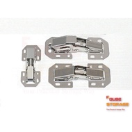 Soft Closing 90 Degree Concealed Furniture Cabinet Door Hinge Frog Hinge Engsel Jenis Screw Tanpa Te