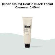 [Dear Klairs] Gentle Black Facial Cleanser 140ml / Korean Facial Cleanser / Gentle Formula / 100% Ge
