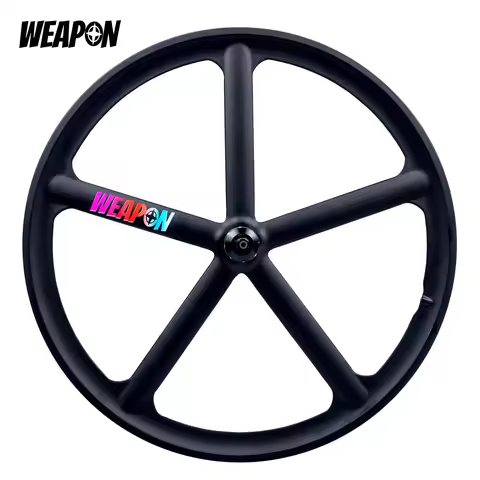 A5 Trispoke Wheel 700C 5 Spoke Alloy Track Fixie Wheelset Aero Bike Wheels Rim Brake Clincher Flip F