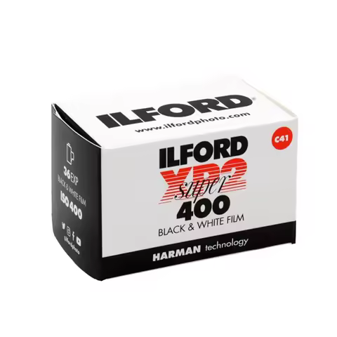 135 Film ILFORD Super 400 Black and White Film XP2 Degrees Black and White C-41 Development 1-6 Roll