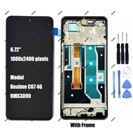 Original Realme C67 4G 5G RMX3890 LCD Display Touch Screen Digitizer Assembly Replacement