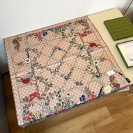 Gucci 古馳 Silk Scarf 真絲圍巾 | 原廠正品 Outlet 系列 | 預購發貨 7工作日 | 免運費 香港倉庫直發
