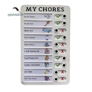 My Chores  Memo Plastic Board, Detachable and Reusable  Memo  for Check Items and Form