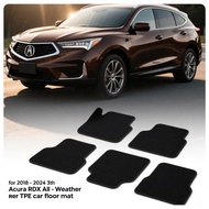 Use for 2018-2024 3th Acura RDX car carpet All-Weather car floor mat Fit For Acura RDX waterproof ca