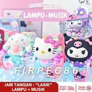 Cute Character Girls' Watch with Lights and Music Digital Watch for Kids Girls Watch