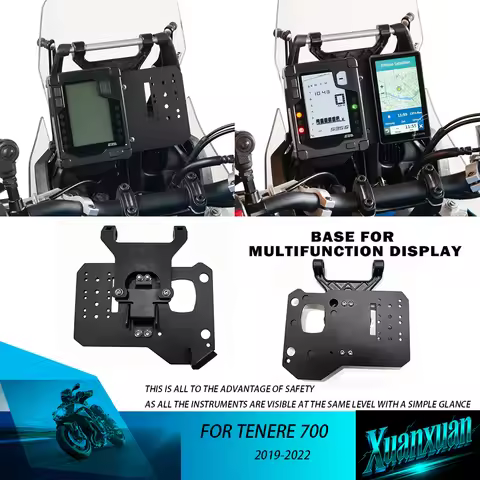 For Yamaha Tenere 700 T 700 T7 2019-2022 Motorcycle Phone Holder T700 T7 Motorcycle Navigation Brack