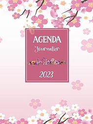 Agenda 2023 journalier A4: Planificateur et organiseur journalier pratique pour l'année 2023 , 402 p
