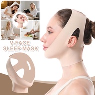 Adjustable V-face Shaping Sleep Mask, Overnight Facial Firming & Wrinkle Reduction, Comfortable F0u3