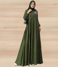 JESSY ACC NABILA MAXI KATUN RAYON Gamis Wanita Dewasa Simple 2023 Viral Gamis Bahan Jatuh Mewah Gami