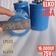 Asli Elko 16000Uf 75V Usa Kapasitor Elco 16.000 16000 Uf - C105