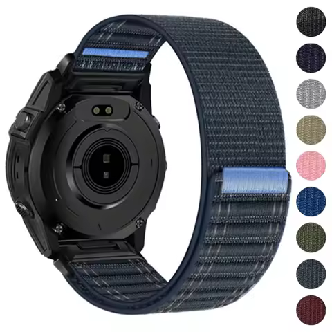 Quick Fit Strap 26 20 22mm for Garmin Fenix 8 7 Pro 7X 7S E 6 6X 6S 5X 5 Tactix 8 7 Nylon loop brace