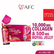 ★ AFC Tsubaki Ageless 10000mg Collagen Drink ★ + Royal Jelly for Radiant Skin Whitening Spots Acnes