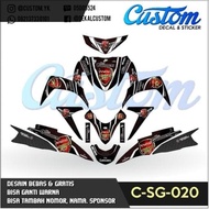 SOUL GT MOTORCYCLE STICKER DECAL STICKER arsenal