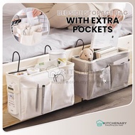 Bedside Organizer Caddy Hanging Bed Storage Bag with - Hook