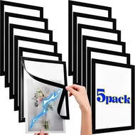 1/3/5Pcs Magnetic Picture Frame - Dustproof Poster Display Frames - A3/A4/A5/A6 - Home Office Decort
