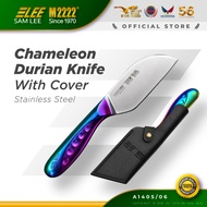 [SAMLEE M2222] 118# Durian_Knife with Cover (Colour Handle)