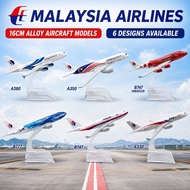 MAS A380 A350 A330 B747 B777 Malaysia Airlines Plane 16cm Alloy Metal Plane Model Kit Toys