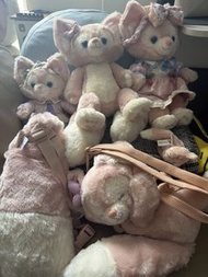 Disney Linabell 玲娜貝兒 公仔+尾+袋 （3個公仔, 一條尾+1個公仔斜孭袋）