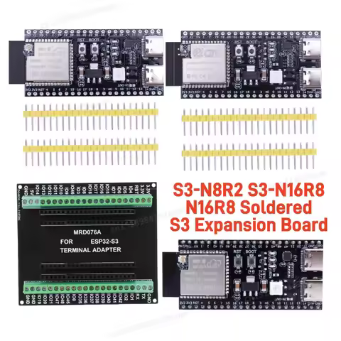 ESP32-S3-DevKitC-1 ESP32-S3 WiFi Bluetooth-compatible BLE 5.0 Mesh Development Board ESP32 Wireless 