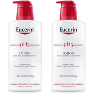 Eucerin pH5 Lotion 400ml. (แพคคู่) ยูเซอรีน พีเอช 5 โลชั่น บำรุงผิวกาย สำหรับผิวบอบบางแพ้ง่าย