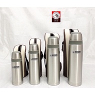 ORIGINAL Zebra Thailand Stainless Steel Vacuum Flask Prima II With Keep Warm Bag / Thermos Zebra / T