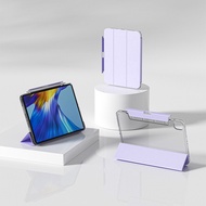 New เคสคริสตัลใส วัสดุพรีเมี่ยม ดึงรางปากกาได้ for iPad Air6 Air7  air4/5 iPad pro 2020-2023เคสไอแพด