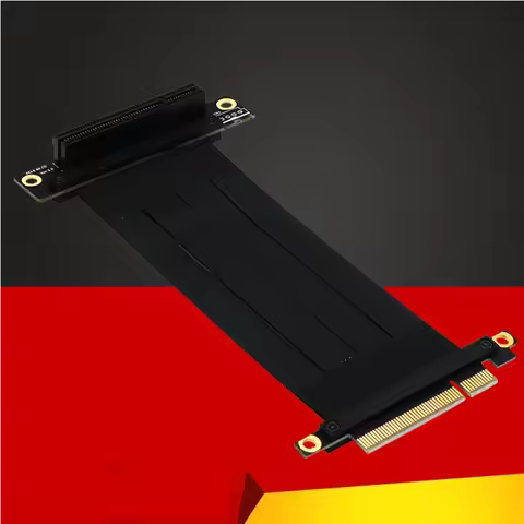 PCI Express Extension Cable PCIE X8 to X8 Graphics Cards Riser Cable 90 Degree Right Angle PCI-E X8 