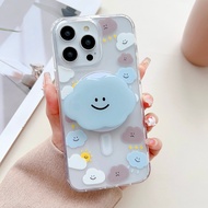 Super Cute and Super Value,Multiple Clouds Magnetic Phone Cover with Cloud Magnetic Holder,For iPhon