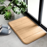 Gratis Ongkir - Keset kaki Anti Slip Bahan Memory Foam Menyerap (40×60cm) / Keset Kamar Mandi Memory